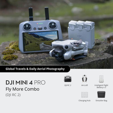 Full Kit DJI Mini 4 Pro Fly More Combo DJI RC2 NEW